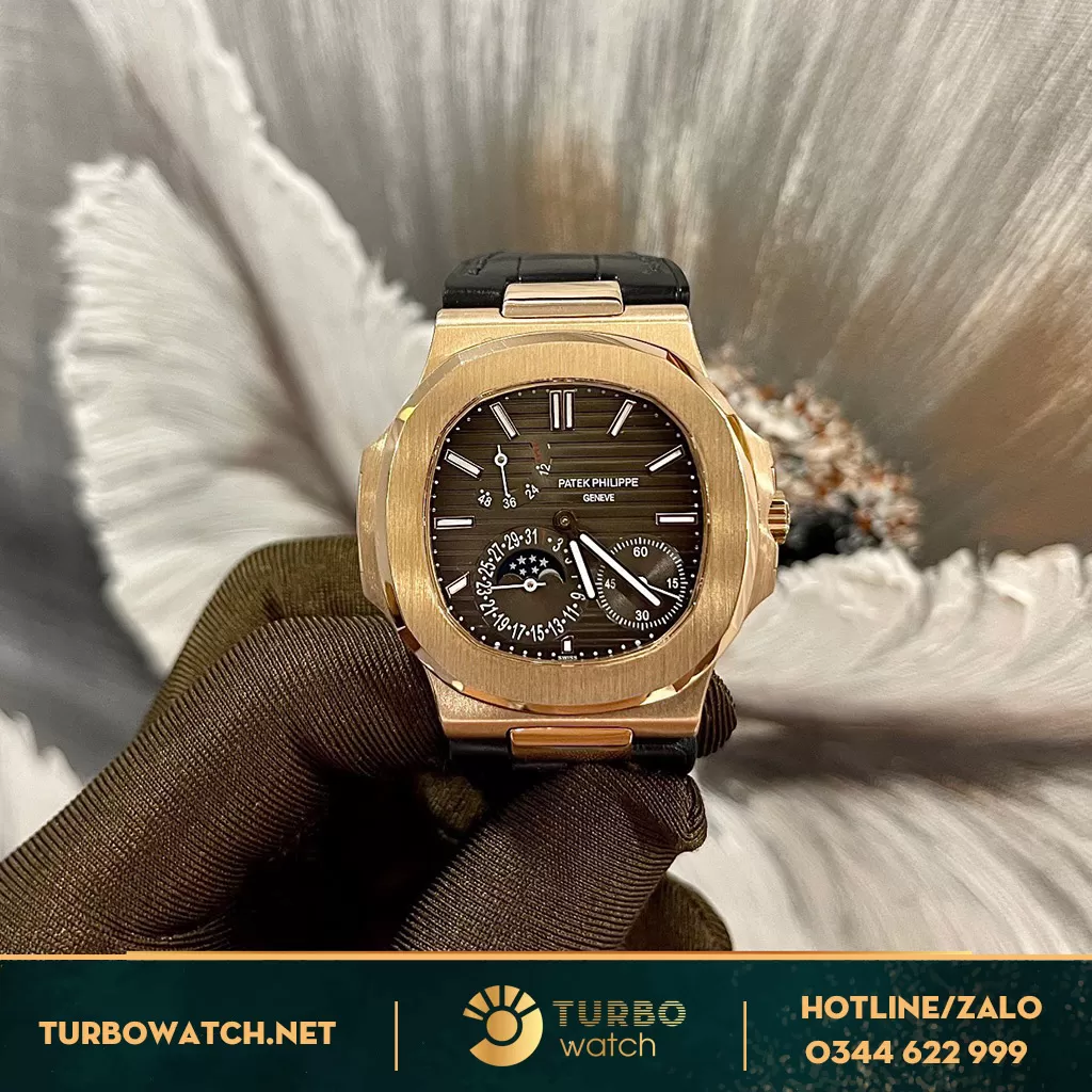 Đồng Hồ Patek Philippe Nautilus 5712R-001 Vàng Nguyên Khối 18k 