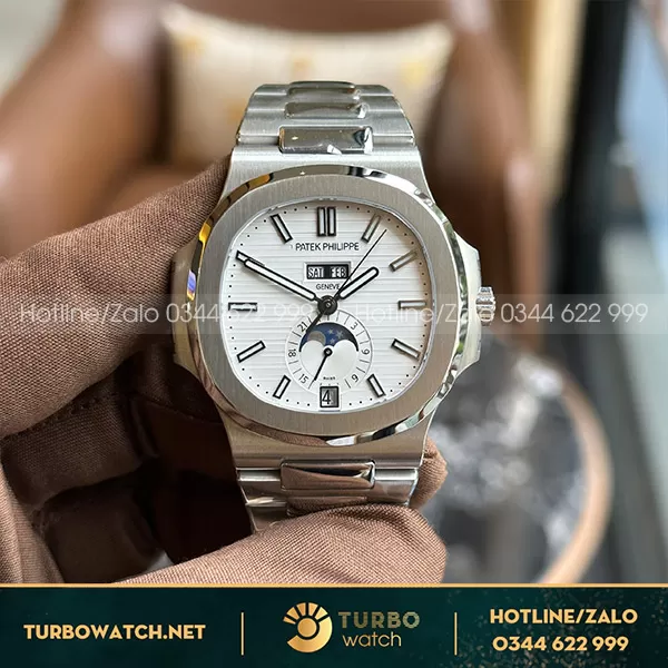 Đồng hồ patek philippe nautilus 5726 mặt trắng replica