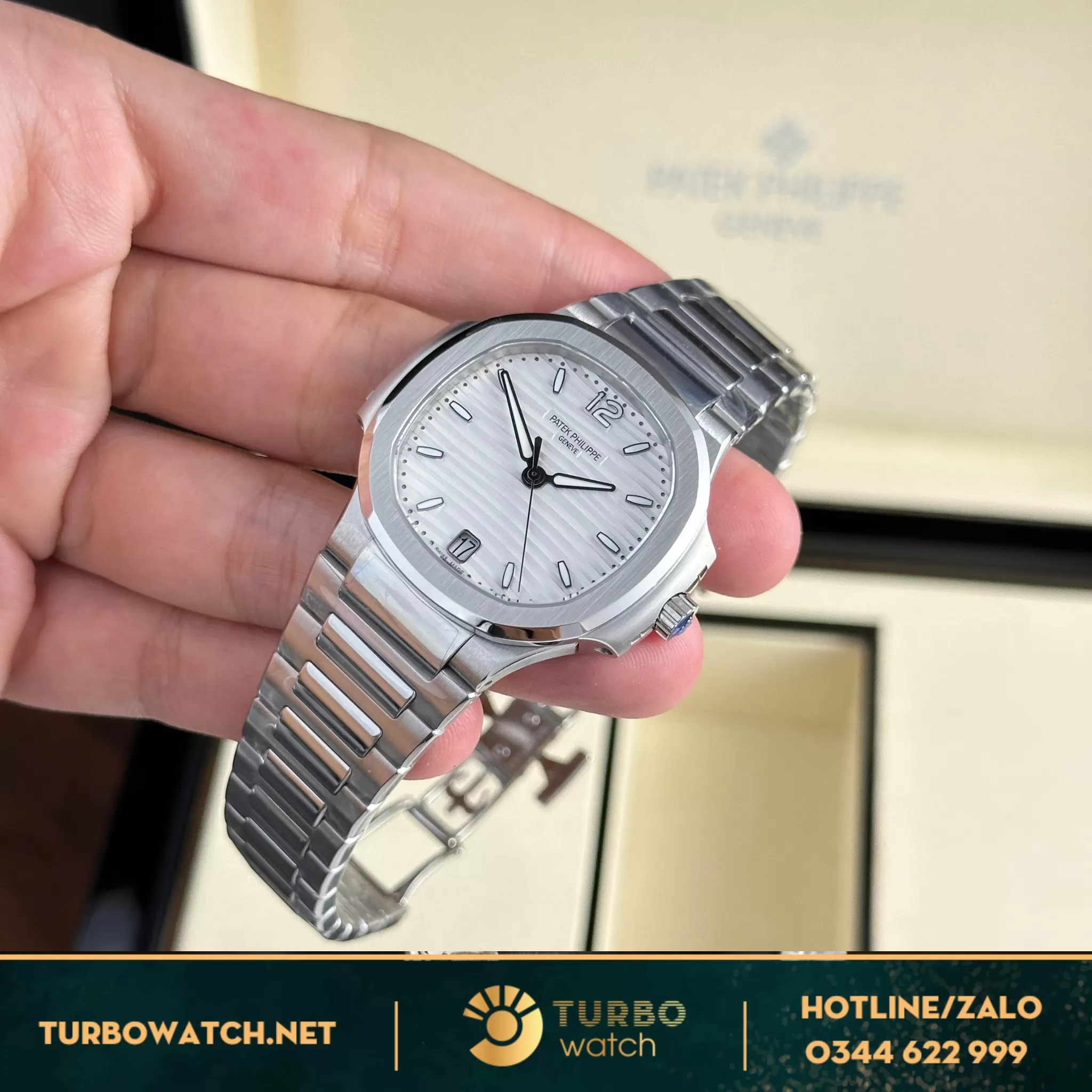 Đồng hồ patek philippe Nautilus 7118 Lady 3k factory 