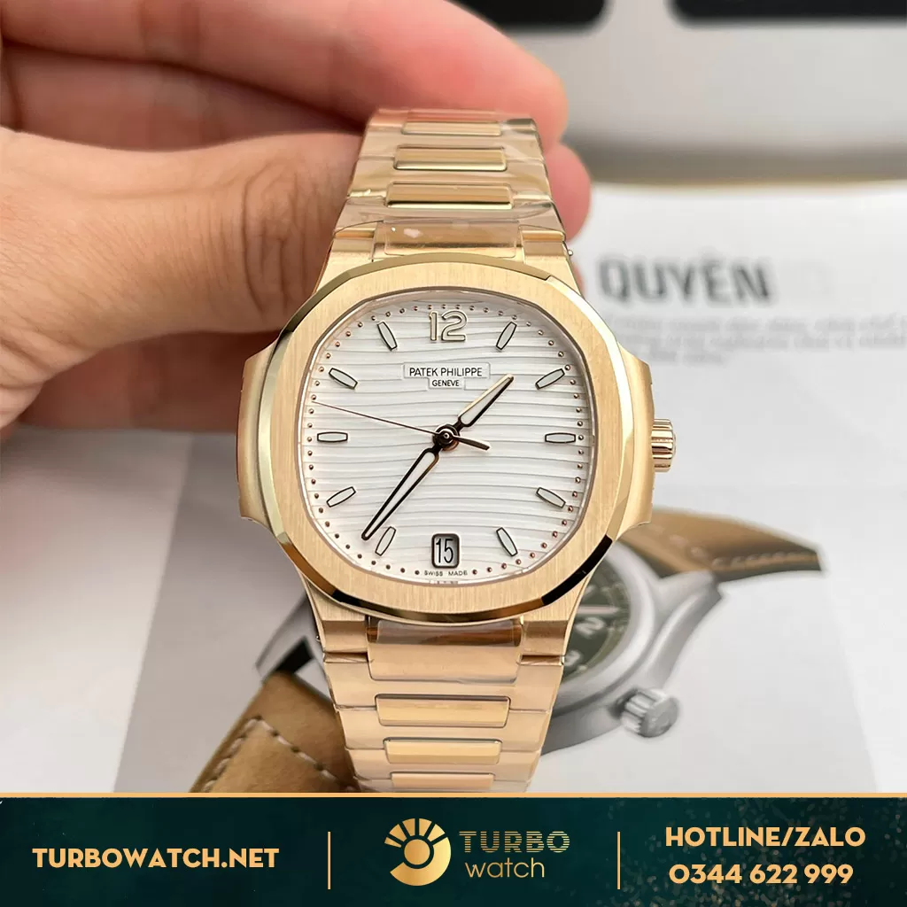Đồng Hồ Patek Philippe Nautilus 7118R Mặt Trắng Siêu cấp 