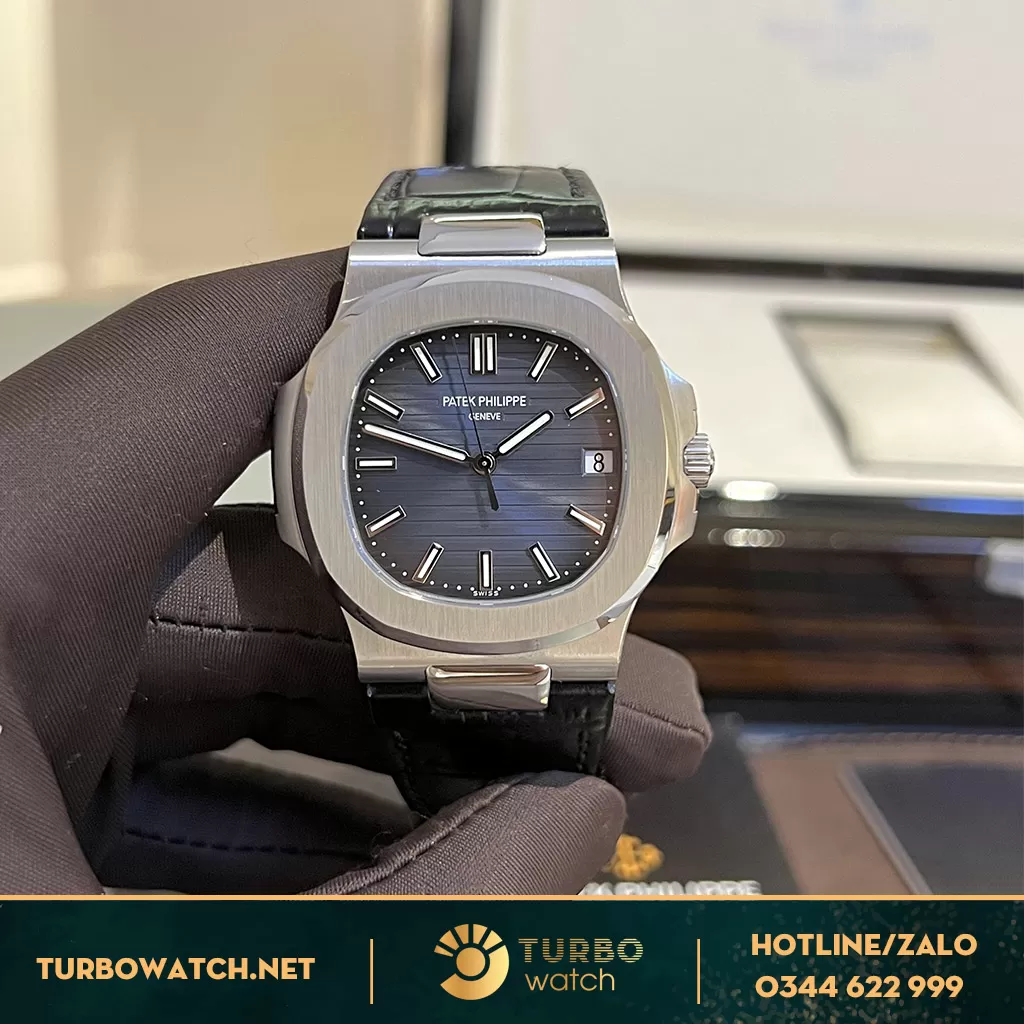 Đồng Hồ Patek Philippe Nautilus Siêu Cấp 5711/1A-010 Dây Da