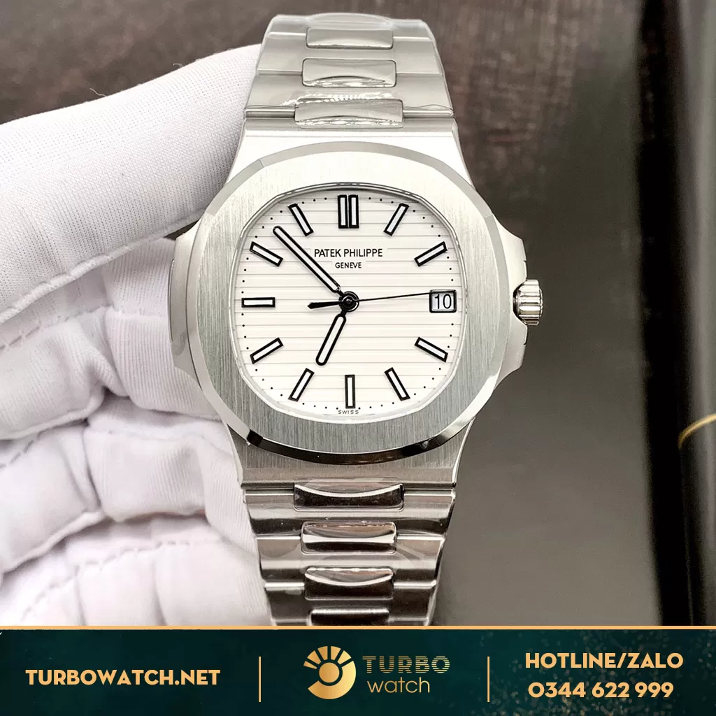 Đồng Hồ Patek Philippe Nautilus Siêu Cấp 5711/1A-011 Mặt Trắng 