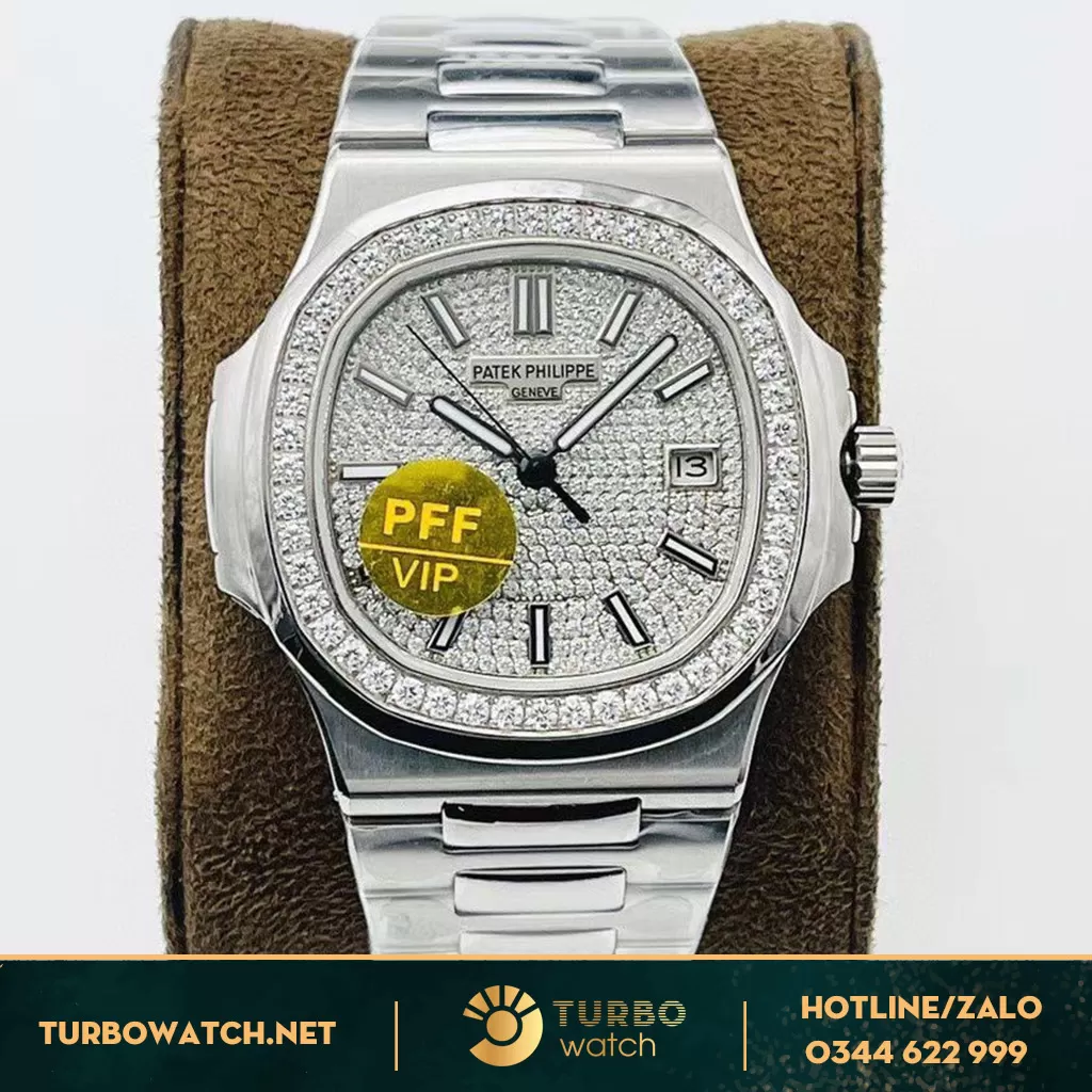 Đồng hồ Patek Philippe Replica 1-1 Nautilus 5711/01 Full Diamond