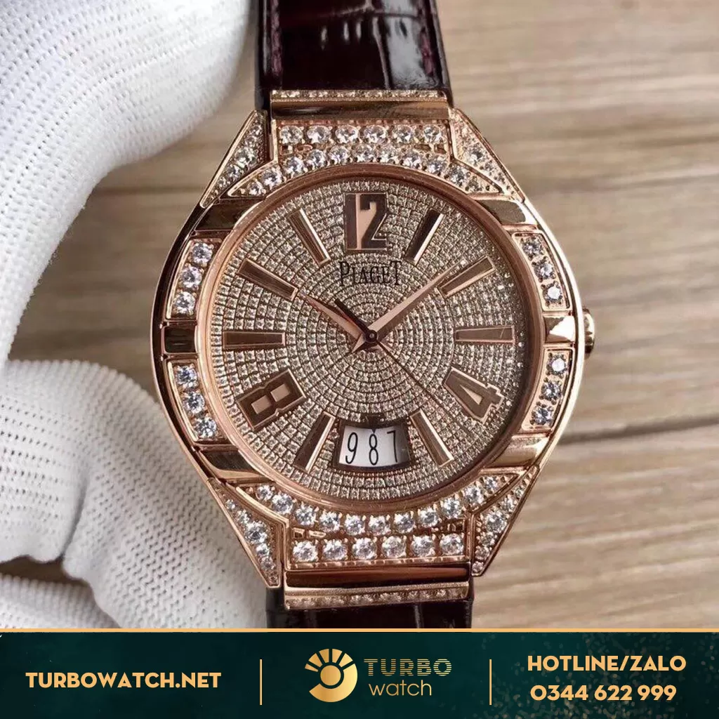 đồng hồ Piaget fake 1-1 gold full diamond