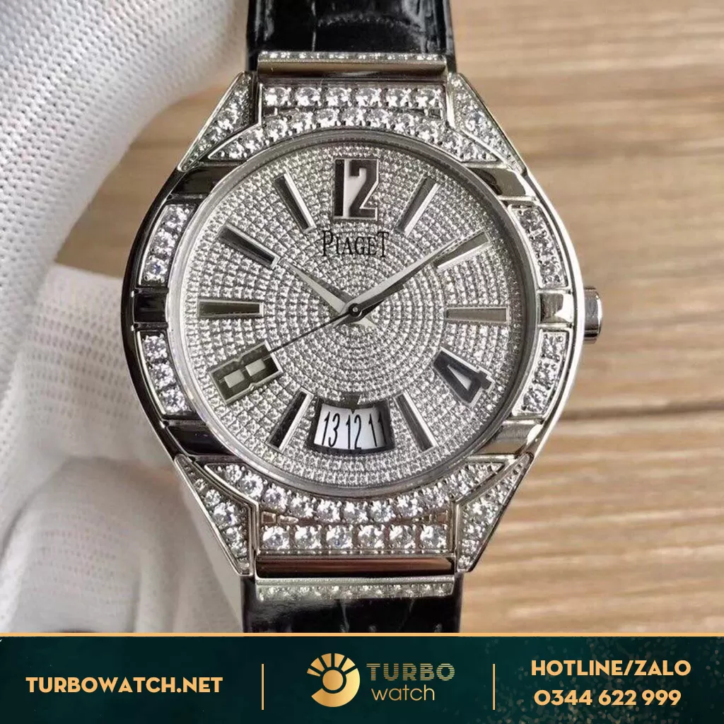 đồng hồ Piaget replcia 1-1 full diamond 06