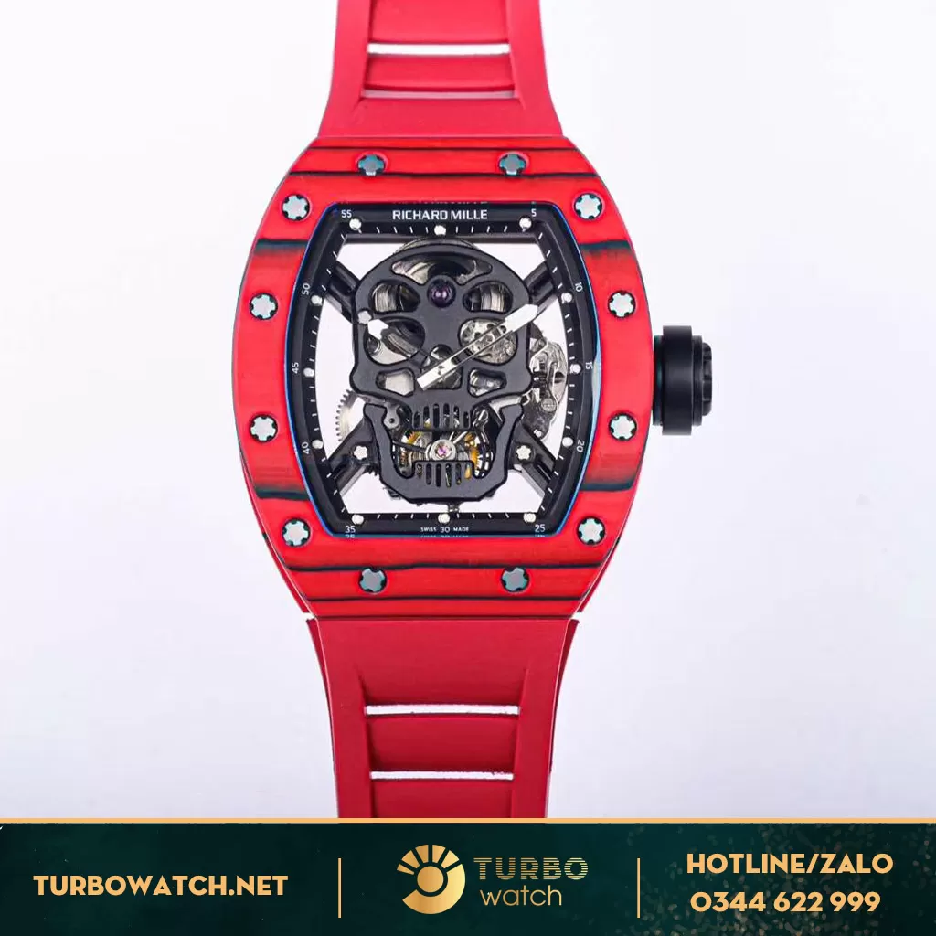 Đồng Hồ Richard Mille 1:1 RM052-1 Tourbillon in Đỏ Ceramic 