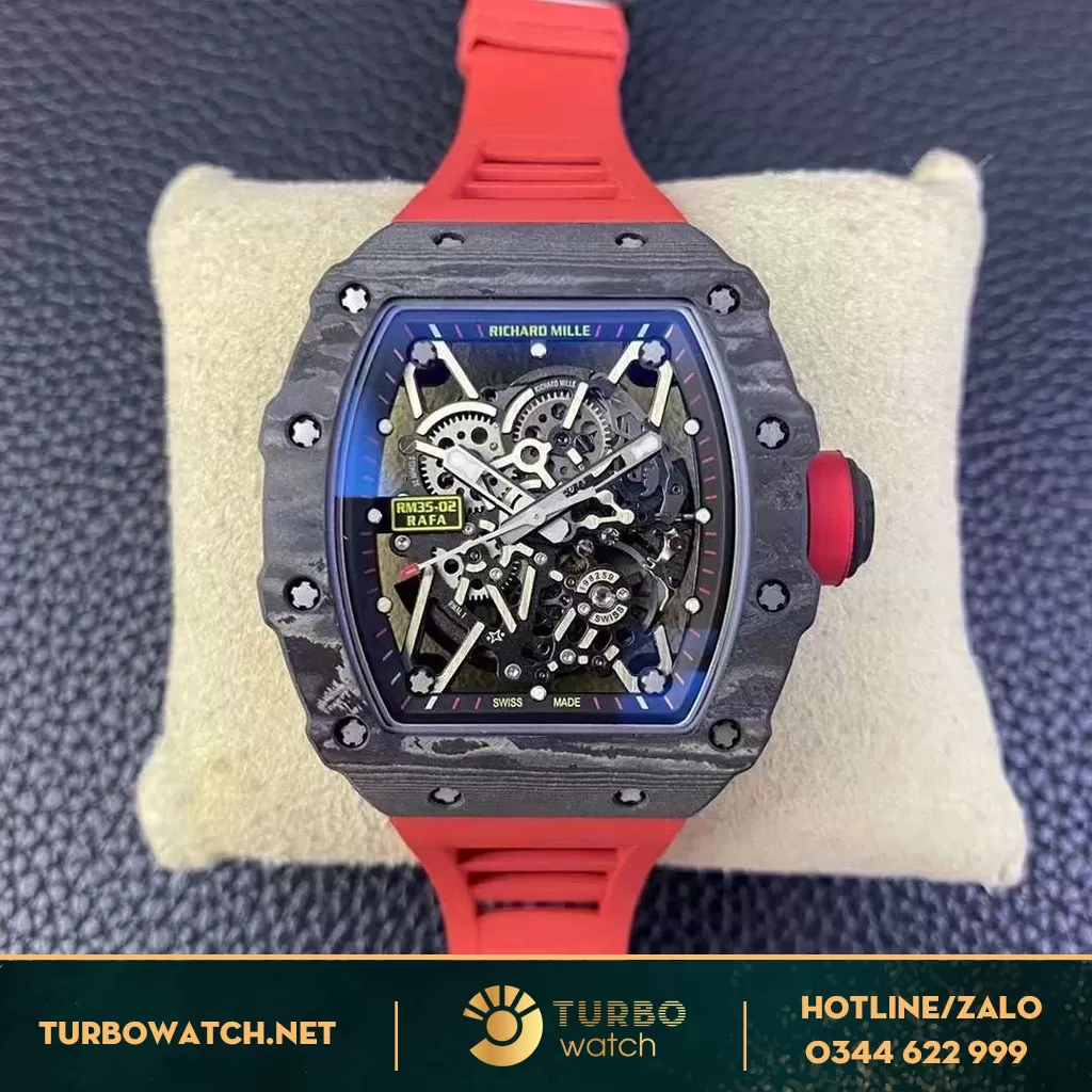 Đồng hồ richard mille 35-02 góc 4h chạy như auth