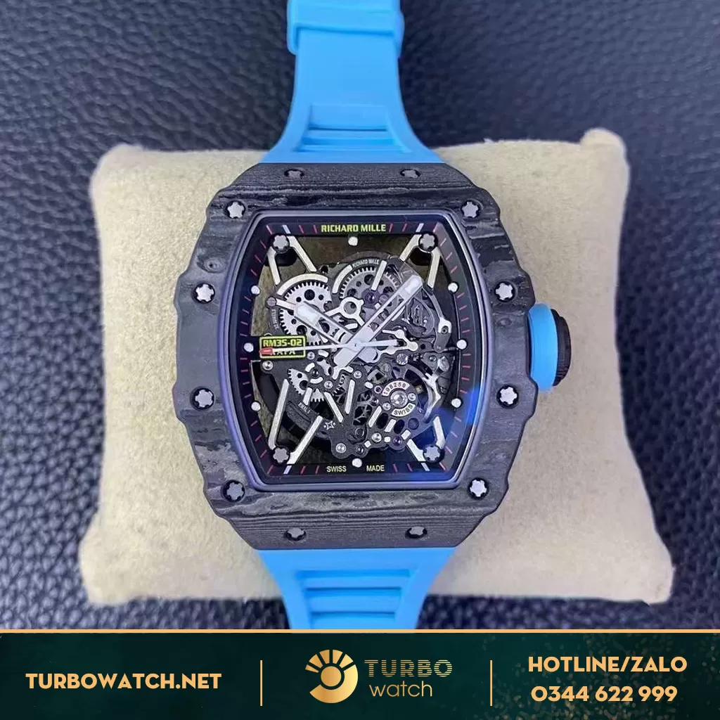 Đồng hồ richard mille 35-02 góc 4h chạy như auth