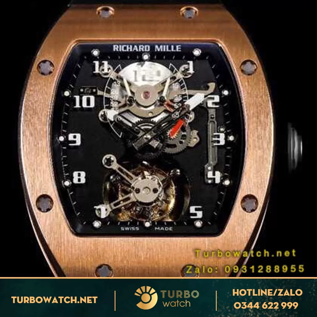 đồng hồ RICHARD MILLE fake 1-1 RM 002 V2 RED GOLD