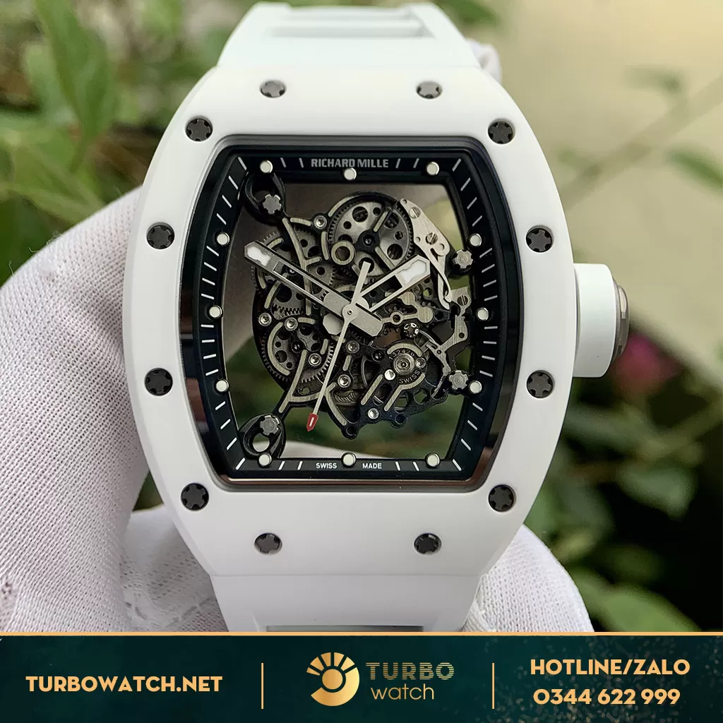 Đồng Hồ RICHARD MILLE Fake 1-1 RM 055 White 