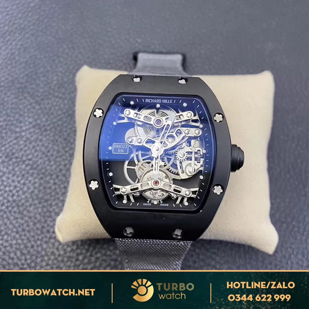 đồng hồ RICHARD MILLE fake 1-1 RM027 Tourbillon 