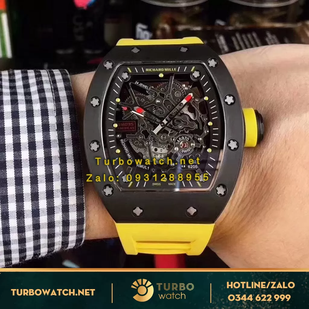 đồng hồ RICHARD MILLE fake 1-1 RM035 Rafael Nadal Ceramic