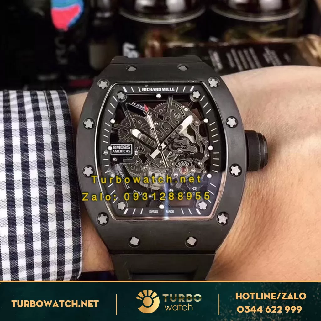 đồng hồ RICHARD MILLE fake 1-1 RM055 Bubba Watson