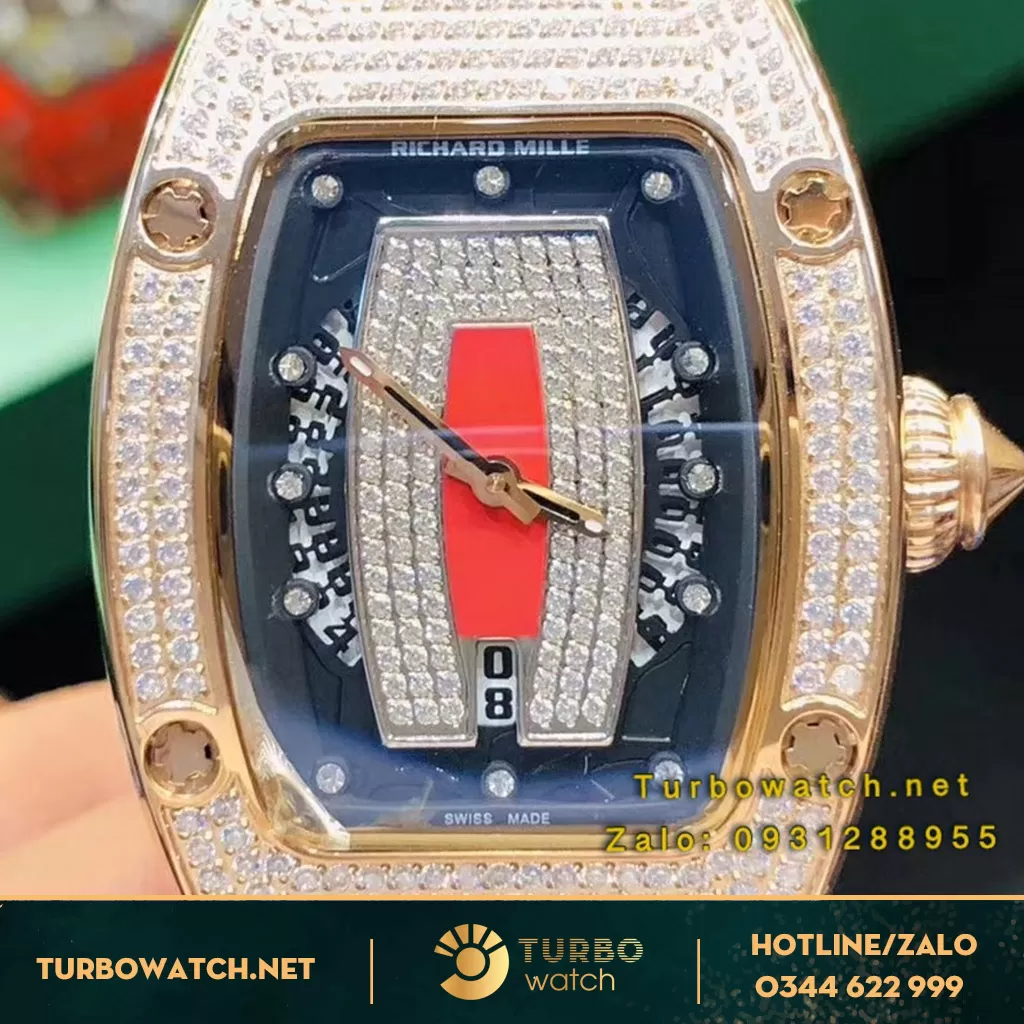 đông hồ RICHARD MILLE fake 1-1 RM07-01 GOLD DIAMOND