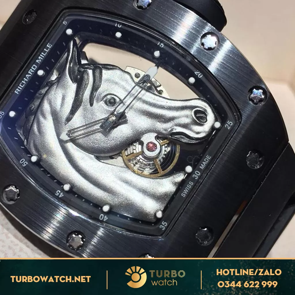 đồng hồ RICHARD MILLE fake 1-1 RM52-02 balck