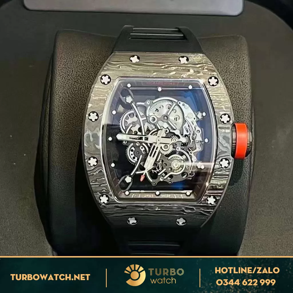 Đồng Hồ Richard Mille Rep RM055-CA-RG Black Viền đen 