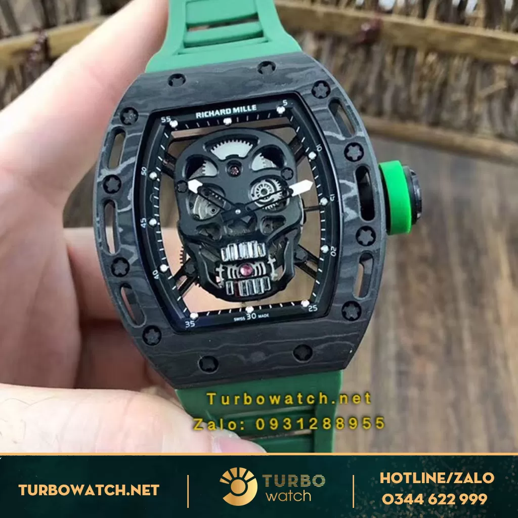 đông hồ RICHARD MILLE replica 1-1 RM 52-06 tourbillon black