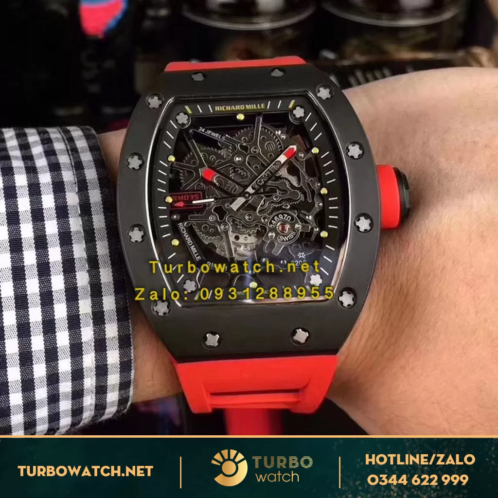 đồng hồ RICHARD MILLE replica 1-1 RM035 ceramic RED