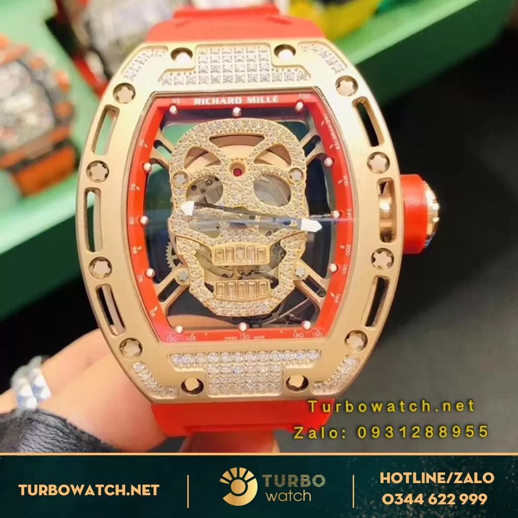 đông hồ RICHARD MILLE replica 1-1 RM052 ORANGE