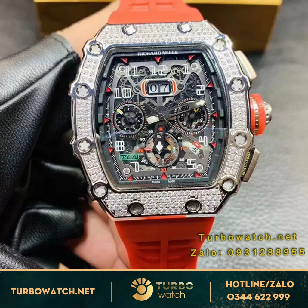 đông hồ RICHARD MILLE replica 1-1 rm11-03 diamond