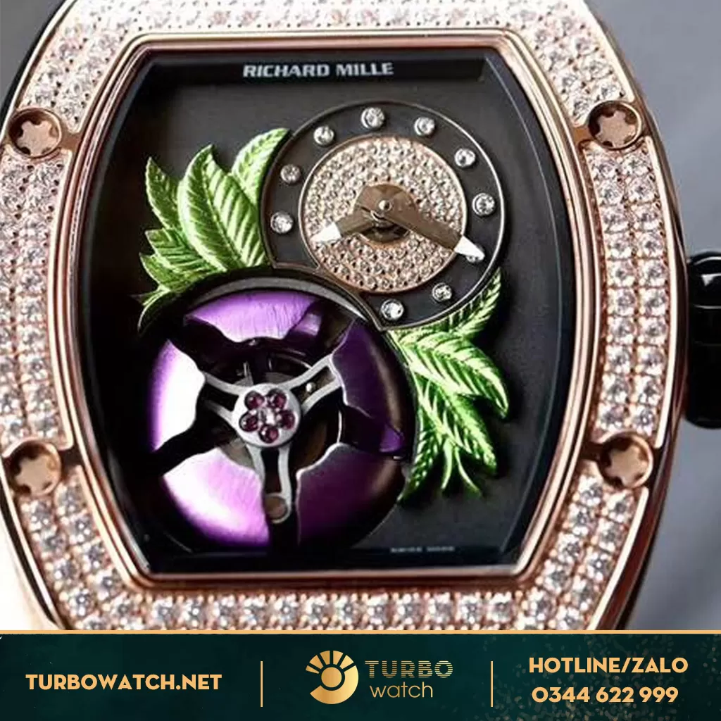 đồng hồ RICHARD MILLE replica 1-1 RM19-02 Tourbillon Fleur