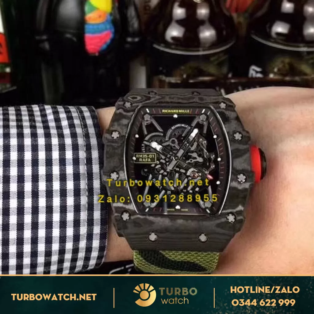 đồng hồ RICHARD MILLE replica 1-1 RM35-02 BLACK