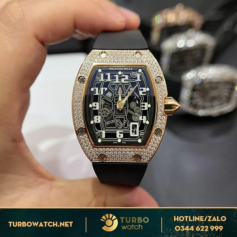 Đồng Hồ Richard Mille Rep 1 1 RM 67-01 Rose Gold