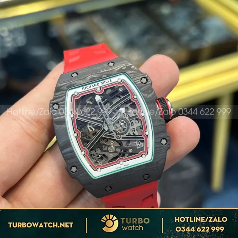 Đồng hồ richard mille RM 67-02 italy automatic vỏ cong bản nâng cấp mới nhất 