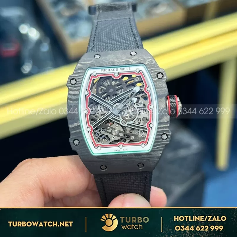 Đồng hồ richard mille RM 67-02 italy automatic vỏ cong bản nâng cấp mới nhất 