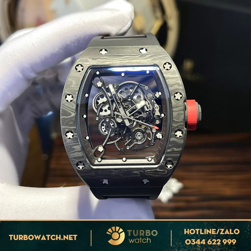 Đồng Hồ Richard Mille RM055-BUBBA Carbon Siêu Cấp
