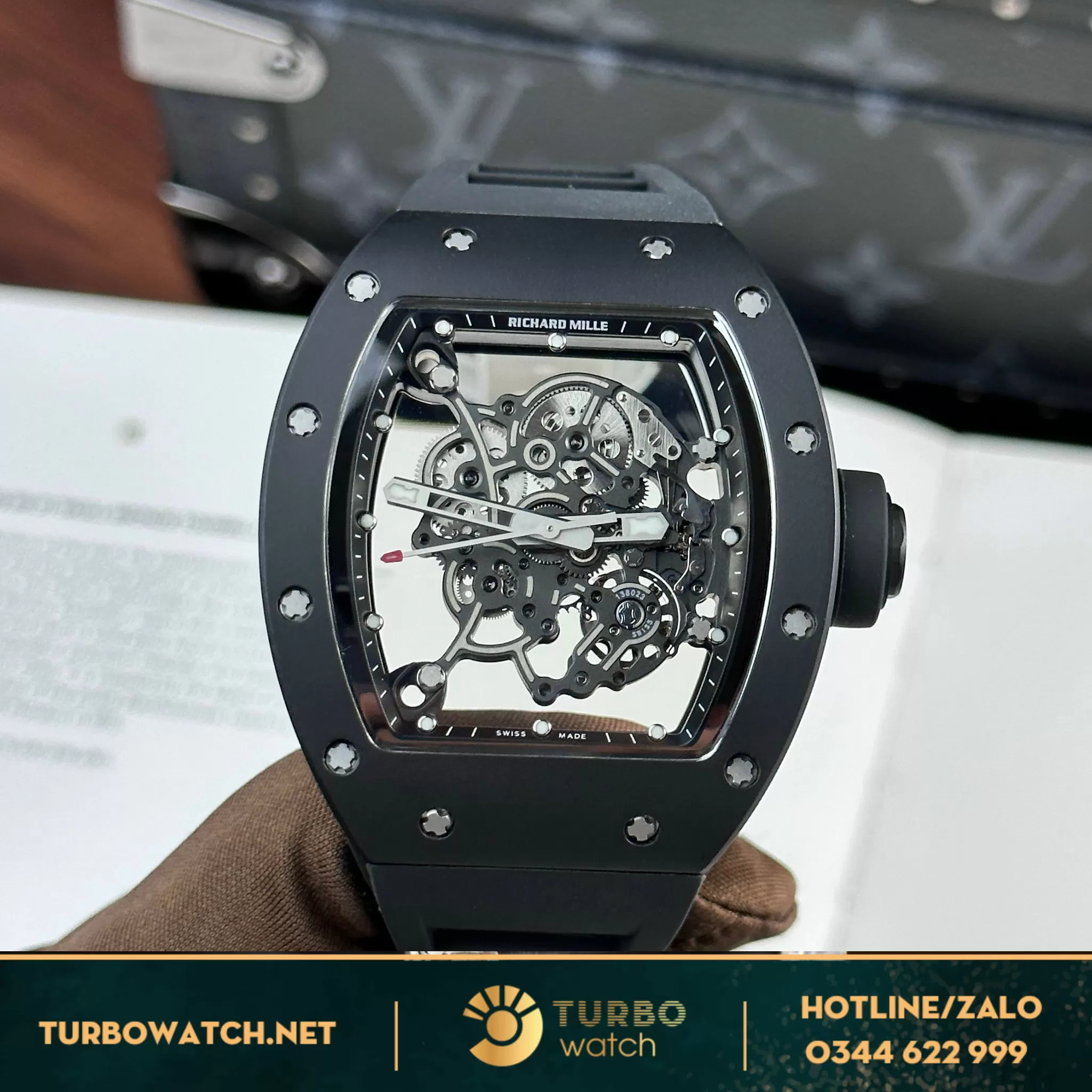 Đồng hồ Richard Mille RM055 Bubba Watson ceramic rep 1:1 