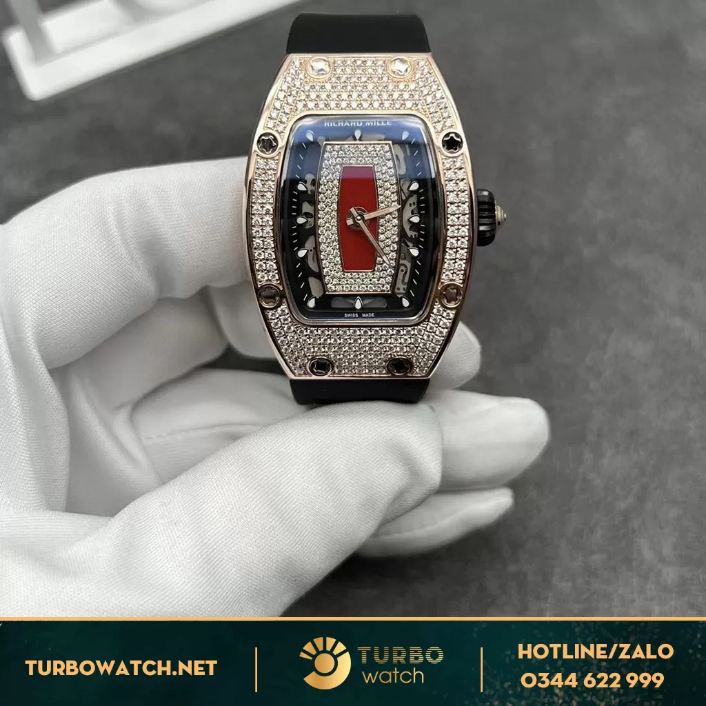 Đồng Hồ Richard Mille RM07-01 RG FULL JASPER Rose Gold 18k Diamods