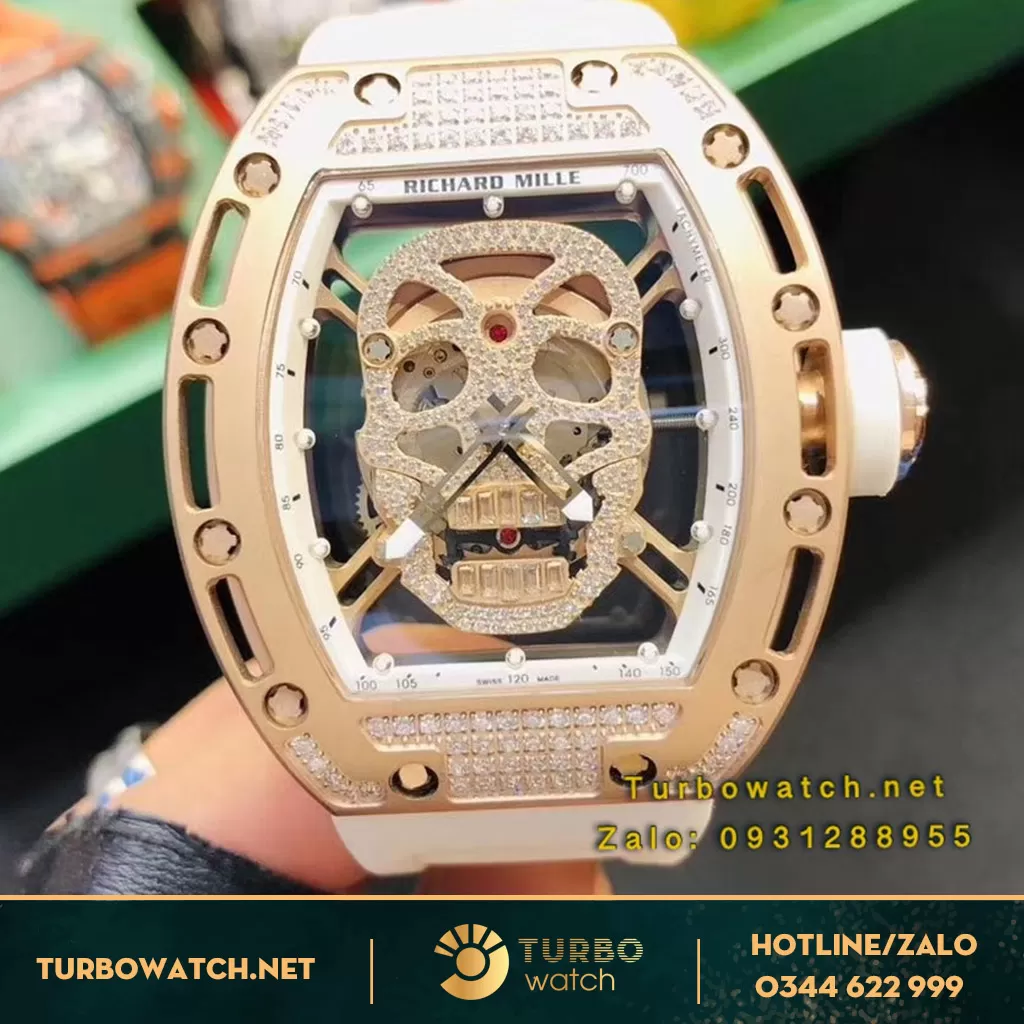 đông hồ RICHARD MILLE super fake 1-1 RM052 WHITE SIDE