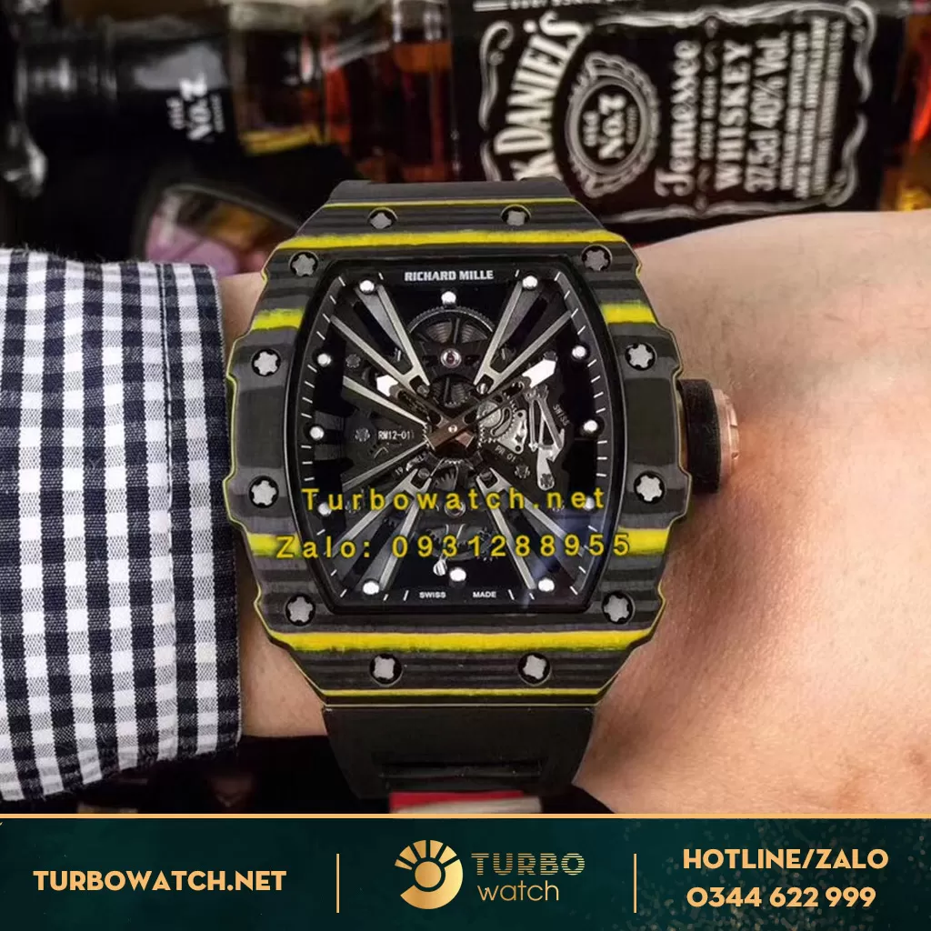 đồng hồ RICHARD MILLE super fake 1-1 RM12-01 Fiber Case