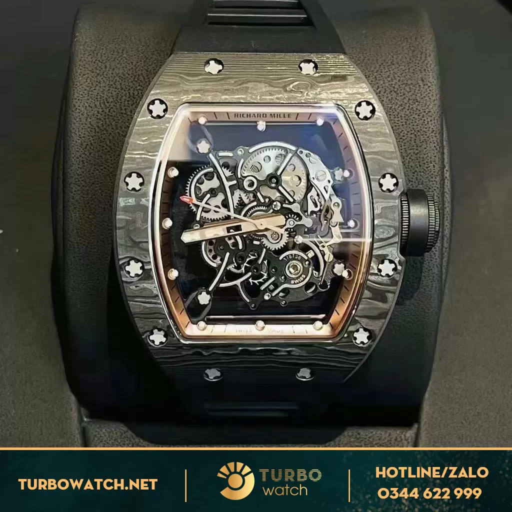 Đồng Hồ Richard Mille Super Fake RM055-CA-RG Black 