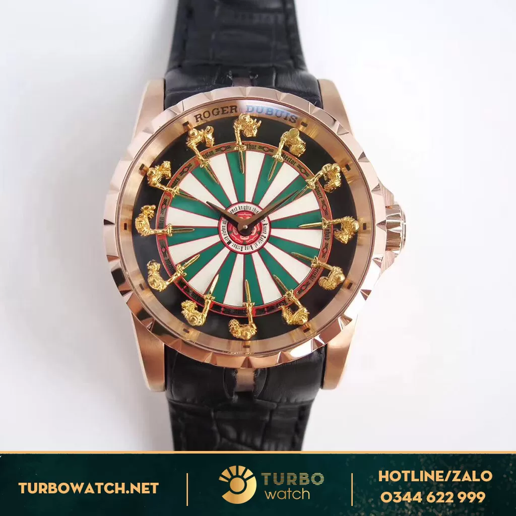 Đồng Hồ Roger Dubuis Nam Dây Da 