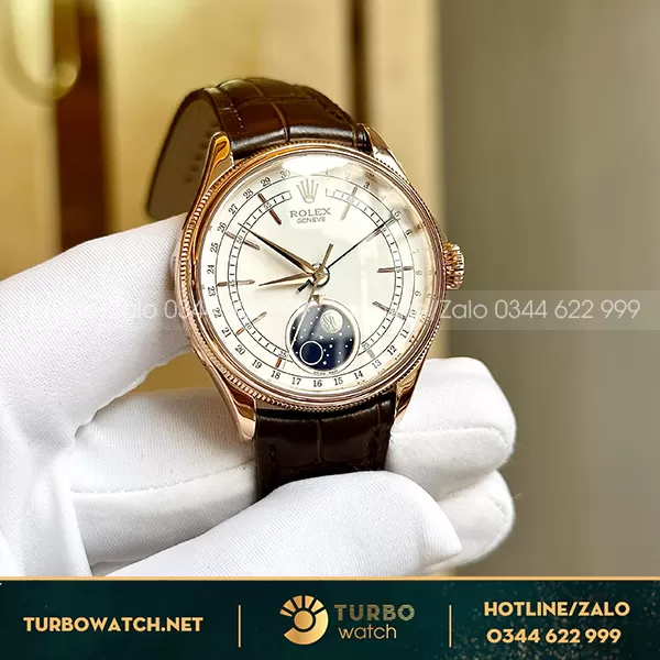Đồng Hồ Rolex Cellini Moonphase Rep 1 1 50535 Replica