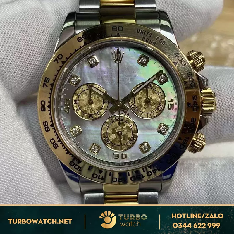 Đồng hồ rolex cosmograph daytona 116503 mặt số xà cừ tím độ
