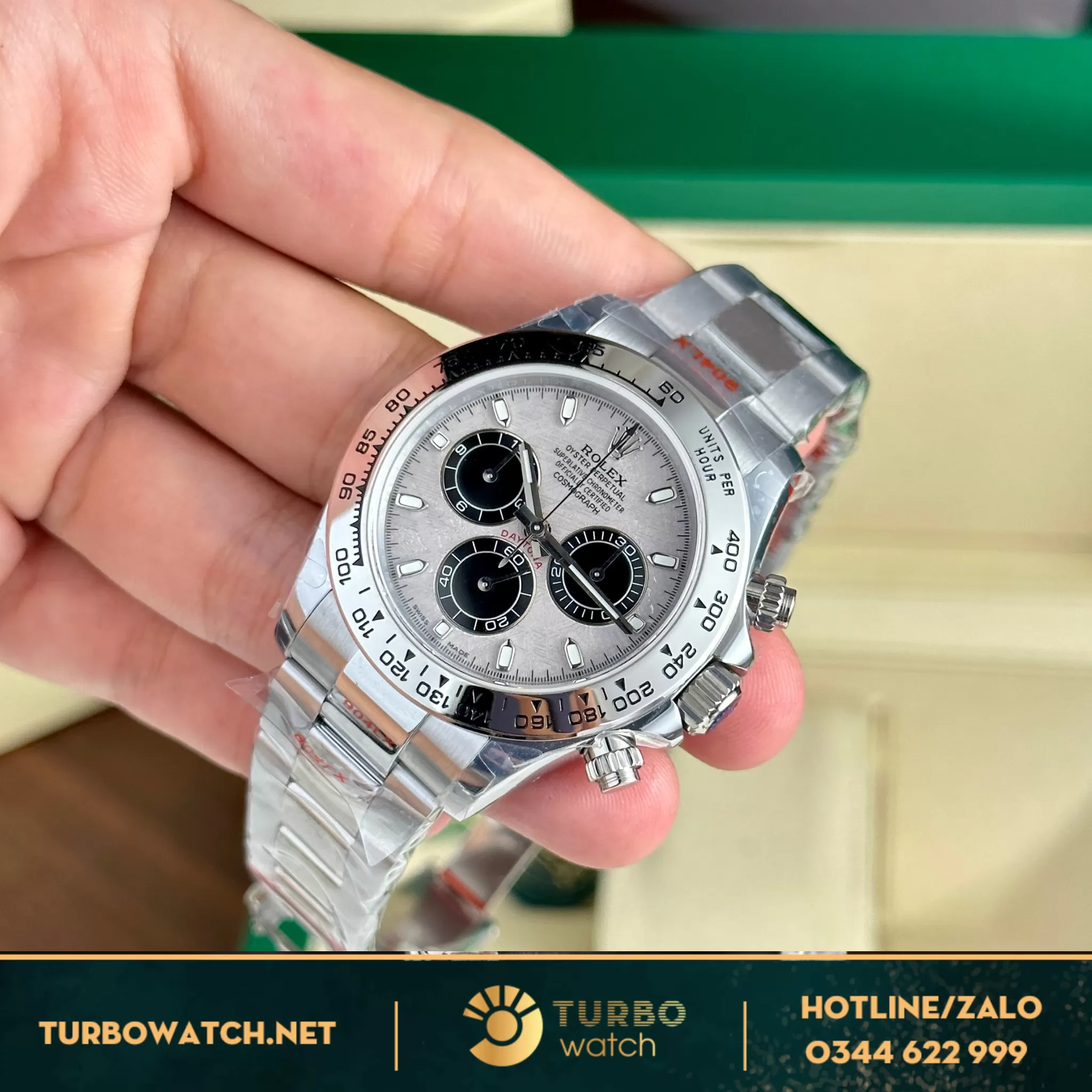 Đồng hồ Rolex Cosmograph Daytona 116509 tinh chỉnh nặng 178g