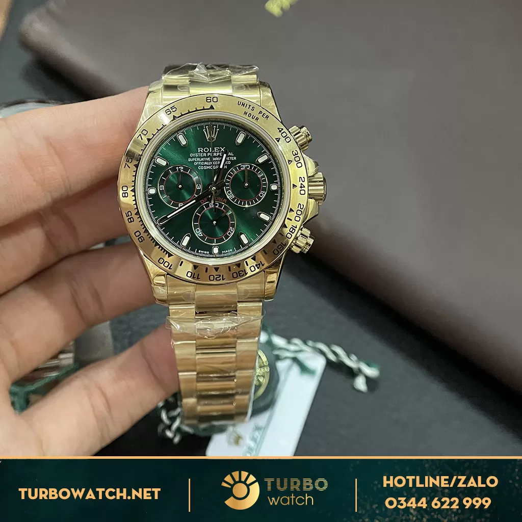 Đồng Hồ Rolex Cosmograph Daytona Fake 1:1 116508 Mặt Số Xanh Lá