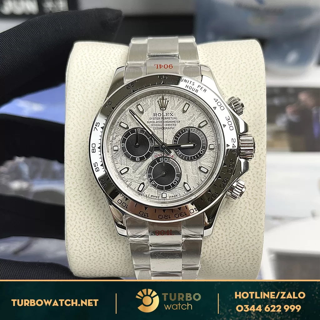 Đồng Hồ Rolex Cosmograph Daytona Super Fake 1:1 116509 Mặt Số Thiên Thạch 