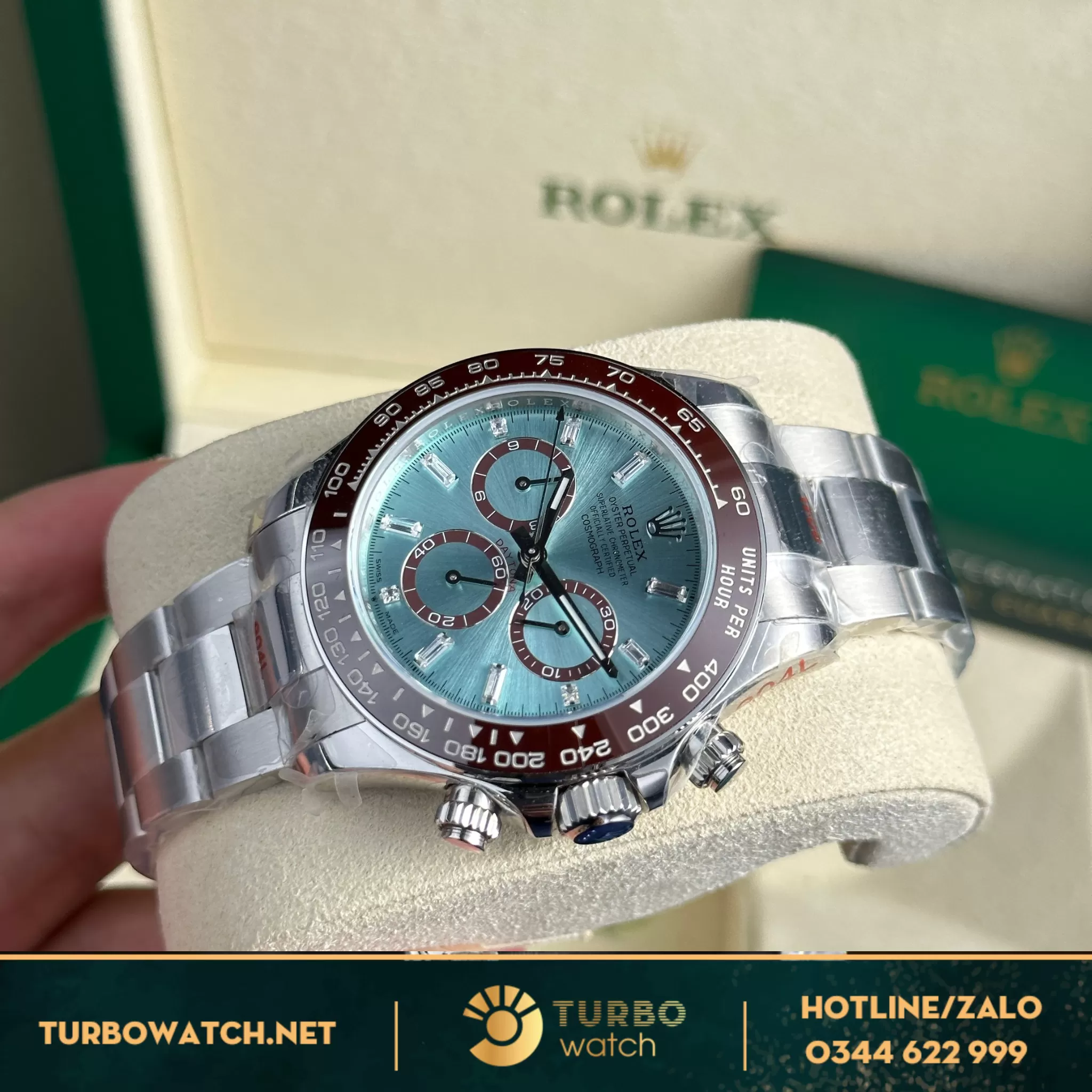 Đồng hồ Rolex Cosmograph Daytona “Ice Blue” 126506 replica 