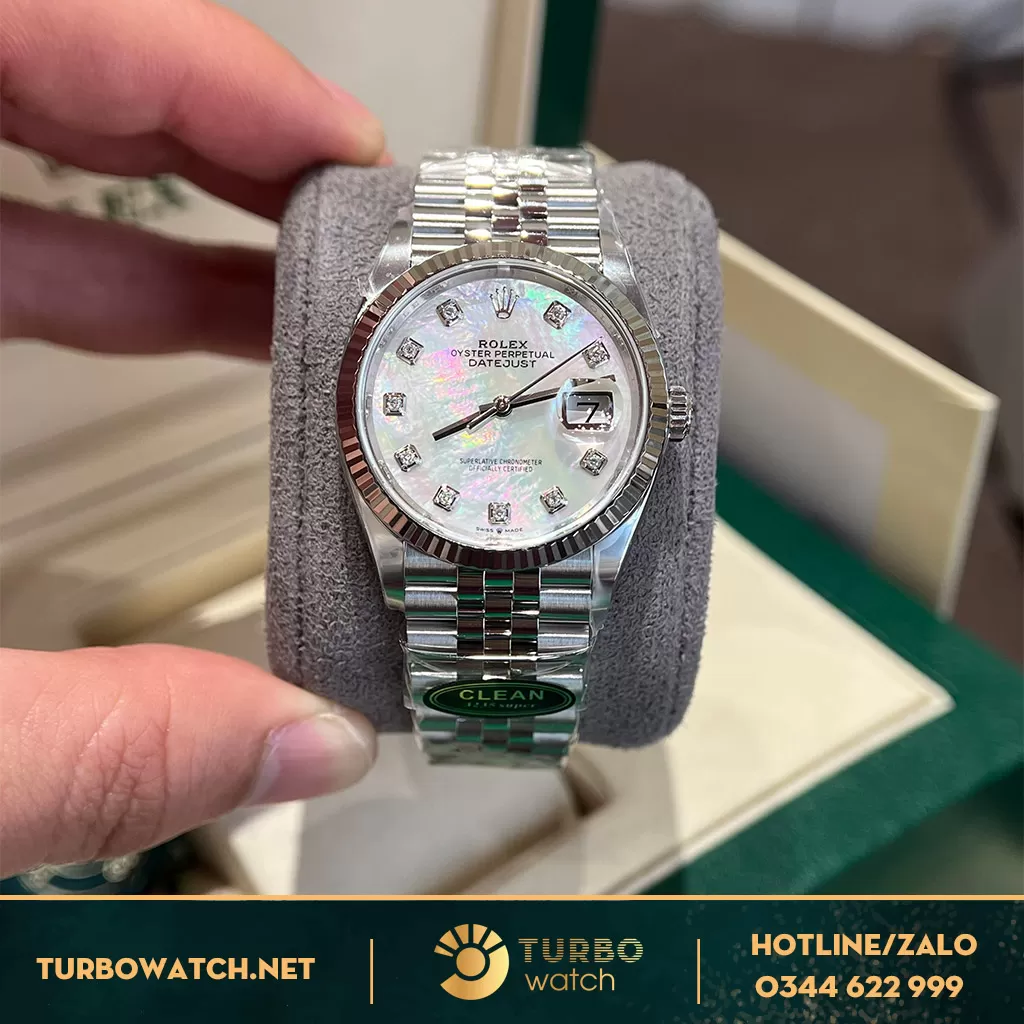Đồng Hồ Rolex Datejust 36 116234 Mặt Số Vỏ Trai Siêu Cấp