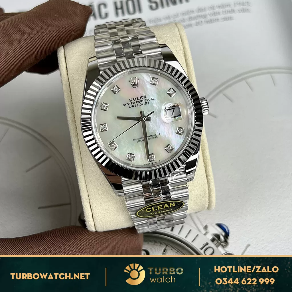 Đồng hồ rolex datejust mặt Mop 41mm