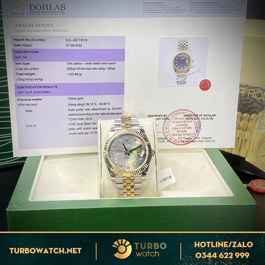 Đồng Hồ Rolex Datejust Siêu Cấp 1:1 41 116231 Bọc Vàng 18k 