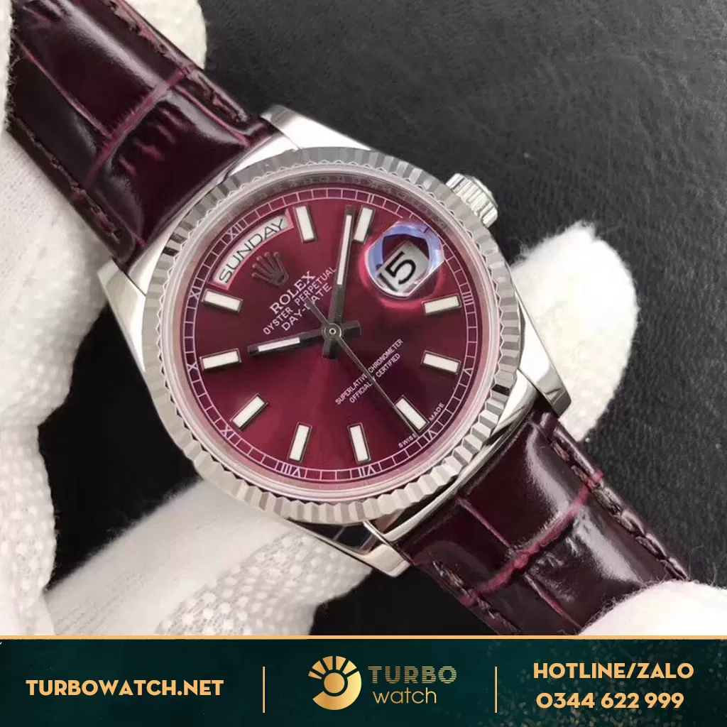 đồng hồ rolex datejust super fake 1-1 mặt hồng 