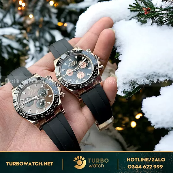 Đồng hồ rolex daytona 116515ln dây cao su nhà máy bt 