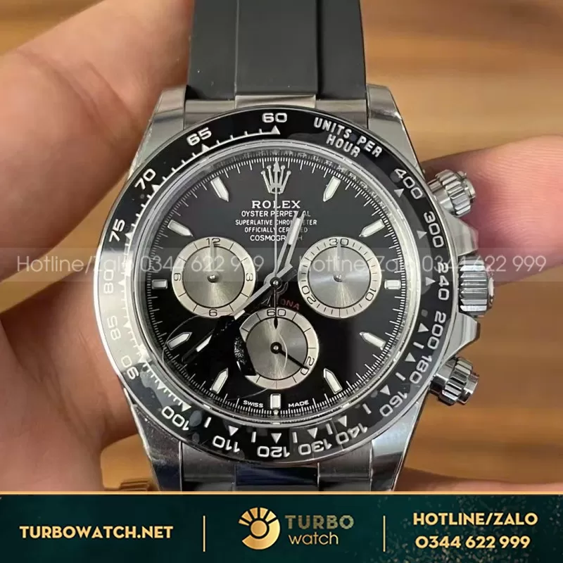 Đồng Hồ Rolex Daytona 126500LN Panda Replica 11 Máy 4131 Clean 40mm