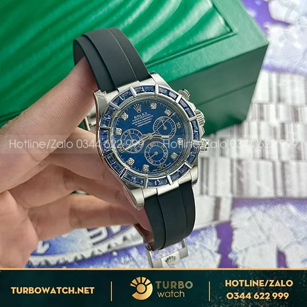 Đồng hồ rolex daytona blue saphire benzel