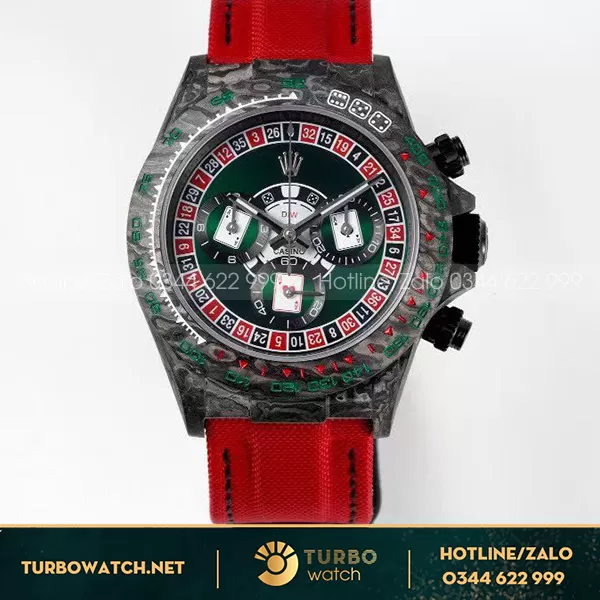 Đồng hồ rolex daytona carbon Casion DIW 